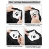 ROCKBROS Ski Mask Balaclava Winter Mask for Men Baclava Cold Weather Thermal Black
