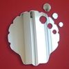 Shells out of Shell Wall Mirror - 12 x 11 cm
