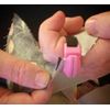 Thread Cutterz Patented Stainless Steel Ring Quick Thread/Yarn & Embroidery Floss Cutter - Black