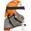 ICA DA1028 Harness and Strap Set for Rabbits, Black