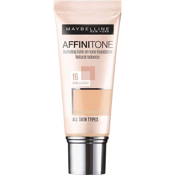 Maybelline Affinitone Unifying Foundation Cream (16 Vanilla Rose) 30 ml