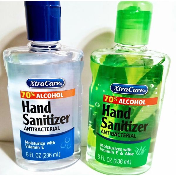 XtraCare Hand Sanitizer Antibacterial 8oz - 70% Alcohol Moisturize with Vitamin