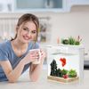 Smart Betta Fish Tank 1.5 Gallon Aquarium kit self Cleaning, Filter LED Light...