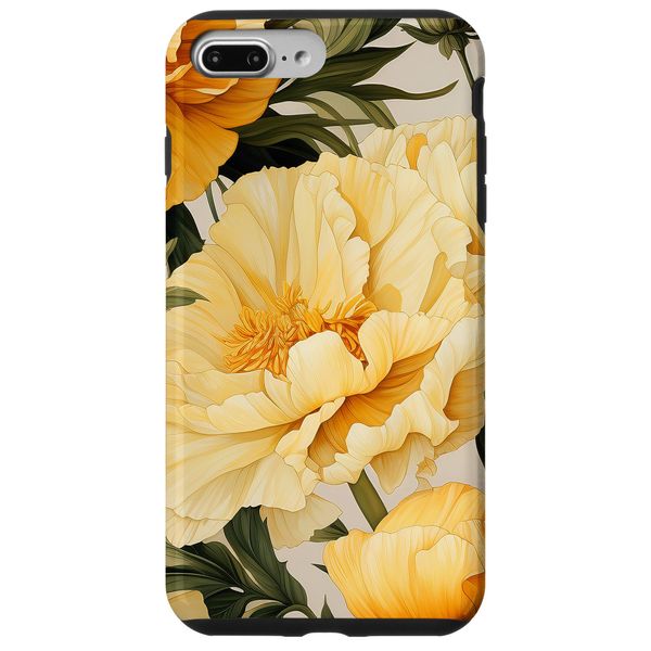 Hülle für iPhone 7 Plus/8 Plus Ringelblume Aquarell Wildblumenmuster Grafik