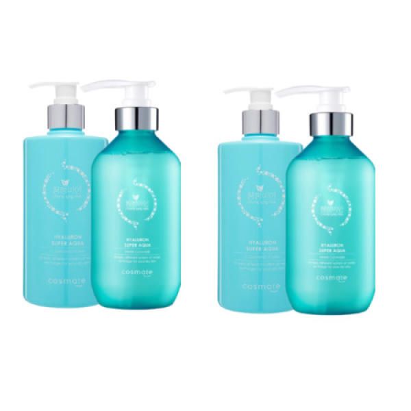 Clean Beauty Super Aqua Foam Cleansing 500g x 2 + Mildly Acidic Feminine Cleanser 500g x 2_MC