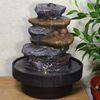 Hand Painted Resin Water Fountain with Light