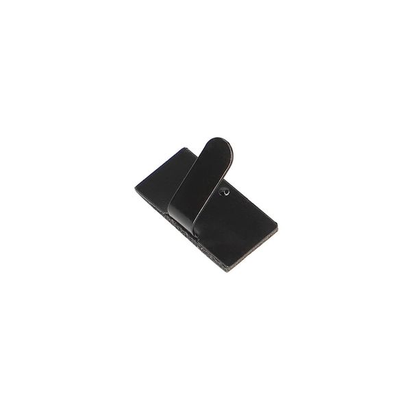 Amon 3428 Cable Holder, 0.7 x 0.4 inch (19.5 x 10.0 mm), Pack of 10, Black