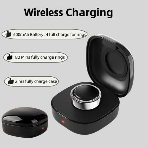 WONJOY Wireless Charging Case Compatible with Oura Ring Gen3 Charger - Size 13 - Portable Travel Charging Box for Smart Ring (13)