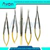 German 5 Castroviejo Micro Scissors Needle Holder  Forceps Dental Eye Set Kit
