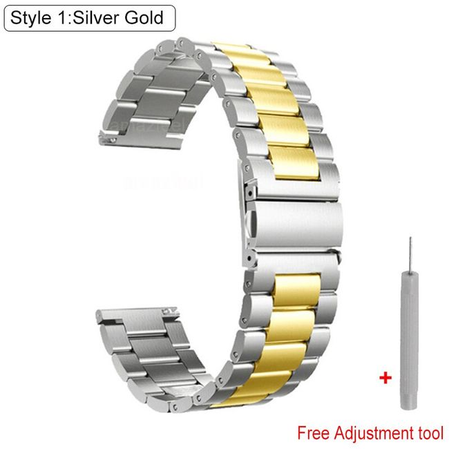  18mm Stainless Steel Watch Bands for Garmin Venu 2S