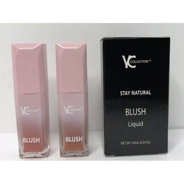 YC Collection 2 Stay Natural Blush Liquid Guayaba & Watermelon .34 oz New