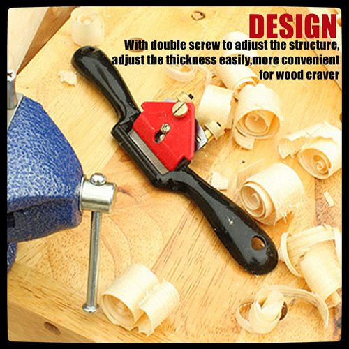 Woodworking Planer Adjustable Spokeshave Woodworking Plane Trimming Tools Hand Cutting Edge Chisel Carpenter Manual Accessories DIY