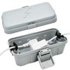 Small Weatherproof Electrical Connection Box Outdoor Electrical Box Weatherproof Electrical Connection Box 20x10x8cm Protective Timer - Gray
