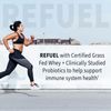 Clean Whey Protein Powder 20 Servings Grass Fed Vanilla Protein Isolate