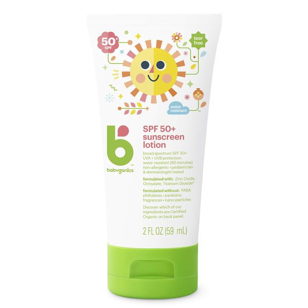 Babyganics Sunscreen Lotion 50 Spf, 2 oz