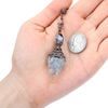 JOVIVI Aquamarine Dowsing Pendulum Crystal Healing Blue Hexagonal Gemstone Crystals Point Pendulum for Divination Scrying Dowser
