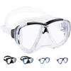 CRESSI Big Eyes Mask Sil Clear/Frame Black