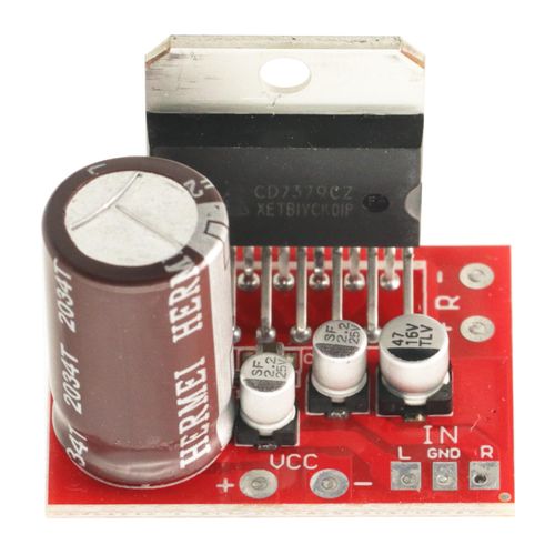GODIYMODULES 2 Channel CD7379 Audio Amplifier Board, 38W+38W, DC 9V-15V, Surface Mount, Part Number CD7379