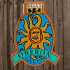 Bells Oberon Ale Beer Tin Tacker Bar Sign