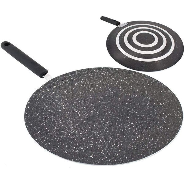 PRIMA HOUSEWARES 26cm Non Stick Concave Tawa, Silver