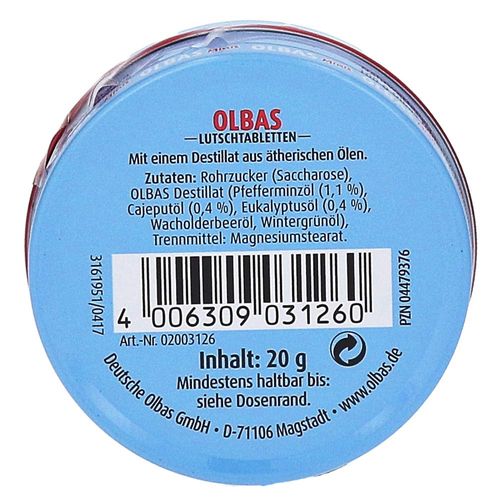 OLBAS Minis Classic Lozenges, 1 x 20 g