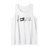 Sewing Machine Heartbeat Seamstress Knitting Handiwork Tank Top