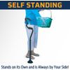 StrongArm Comfort Walking Cane + Self Standing Base + Adjustable + Lightweight 
