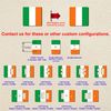 Off The Wall Plates - Irish Flag - Ireland Decorative Acrylic Electrical Cover - Single Light Switch