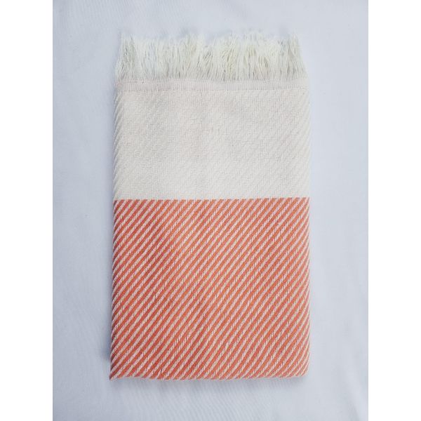 Moosh Super Soft Turkish Hand Towel| Dish Towel| Tea Towel| Turkish 100% Cotton Towel|Quick-Drying|- 45x70cm Perfect For Kitchen, Bathroom, Camping,Gym, Picnic, Gift (Orange)