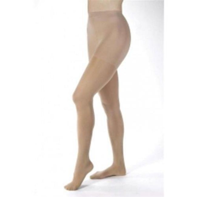 Compression Pantyhose JOBST Opaque Waist High X-Large Natural Closed Toe #115235