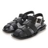 Evor Women's Mule Square Gurca Flat Sandals, IV, S