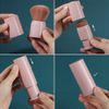 Retractable Kabuki Foundation Brush Portable Makeup Brush Travel Face Blush Brush for Powder Mineral Foundation Blending Blush