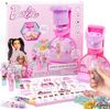 Creative Lip Gloss Making Set - 12 Strawberries & Keychains, Perfect Gift!