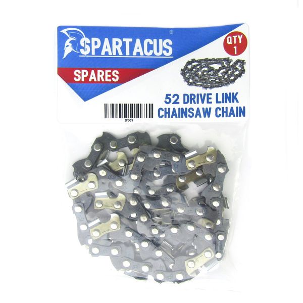 Spartacus Replacement Chainsaw Chain 3/8" 52 Drive Links