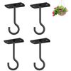 ASZUNE 4in Ceiling Hooks for Hanging Plants 4Pack for Plants