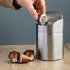 La Cafetière Mini Coffee Pod / Tea Bag Bin, Stainless Steel, Silver