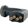 Schwaiger extrem hitzebeständig Sun Protect Quattro-LNB anthrazit