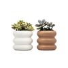 Bubble Planters 2-Pack 4.5 Inch, Succulent Planter, Stacked Ring Pot