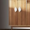 Sscon 6Pcs Self-Stick Instant Sliding Door Pulls Cabinet Pulls Closet Knobs Plastic Door Knobs White
