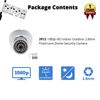 HD 2MP Weatherproof Fixed Wide Angle CCTV Security Surveillance Camera 2 Pack