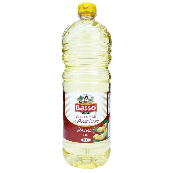 BOTTIGLIA OLIO DI SEMI DI ARACHIDE 1 LITRO OLIO BASSO FRITTURA PEANUT OIL