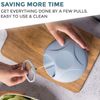 GEEZY Pull Cord Manual Vegetable Cutter Slicer Shredder Pulling Food Chopper Hand Blender Kitchen Tool 450ml
