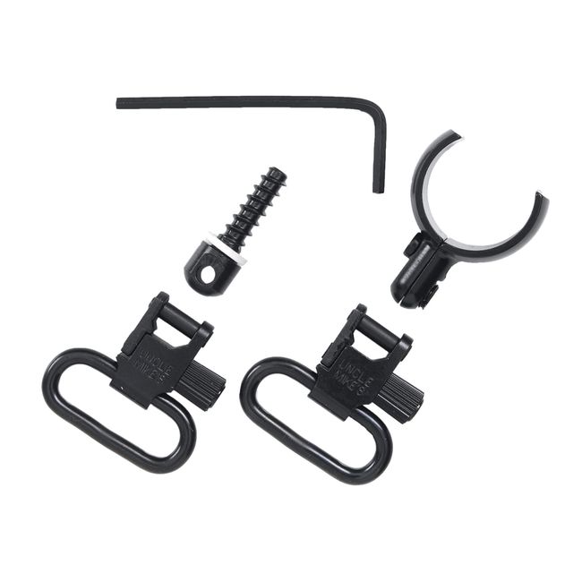 Uncle Mike's Quick Detachable Magnum Band Sling Swivels Black ,.850-.900" Diameter