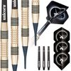 Unicorn Soft Tip Darts Set | Core Style 1 | 100% Brass Barrels | 19 g