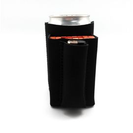 Chuggie Beer Bottle with Two Pockets, Holds Phone, Keys and Accesories, 3mm  Neoprene