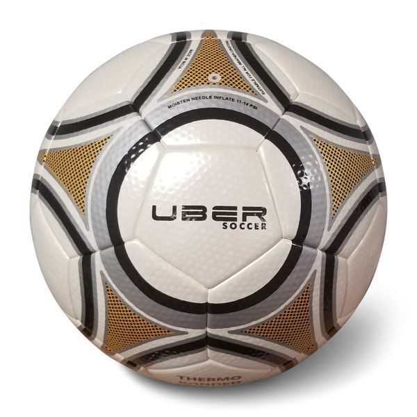 Uber Soccer Thermo Bonded Match Ball (Size 4)