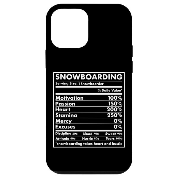 iPhone 12 mini Sport Nutrition Snowboard Smartphone Case