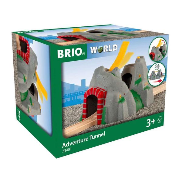 BRIO World Adventure Tunnel Train Set Accessories for Kids Age 3 Years Up - Compatible with all BRIO Railway Sets & Accessories