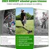 Cordless Weed Eater 2500W Electric Brush Cutter Lawn Edger Grass String Trimmer