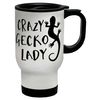 Shopagift Crazy Gecko Lady Travel Mug Cup